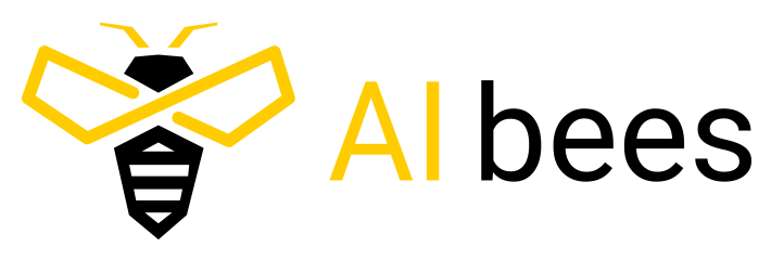 AI bees logo.