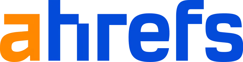 Ahrefs logo.