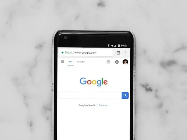 A person searching on Google for a B2B solution.