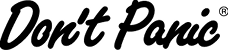Don’t Panic logo.