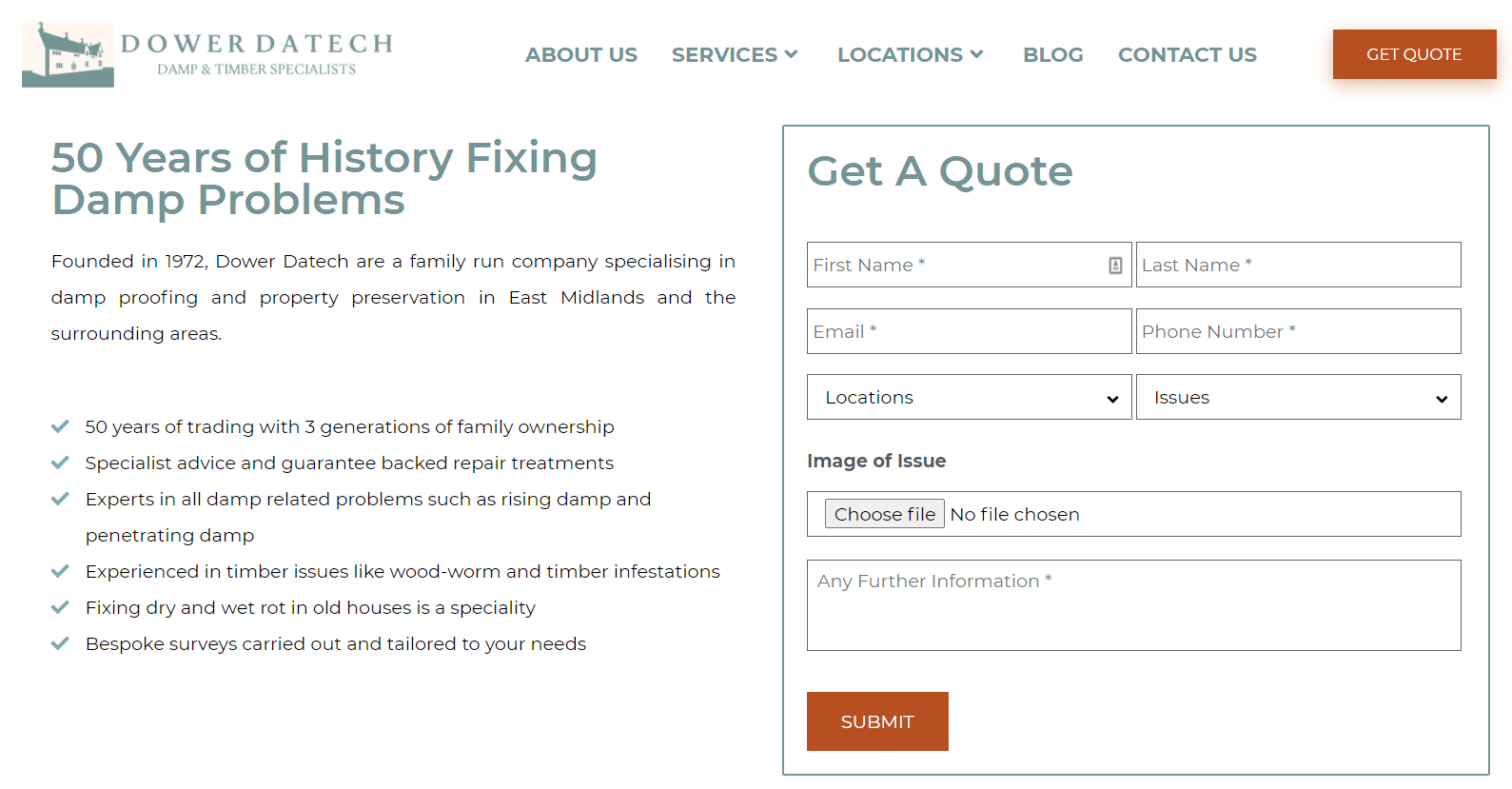 DowerDatech good formatting page example