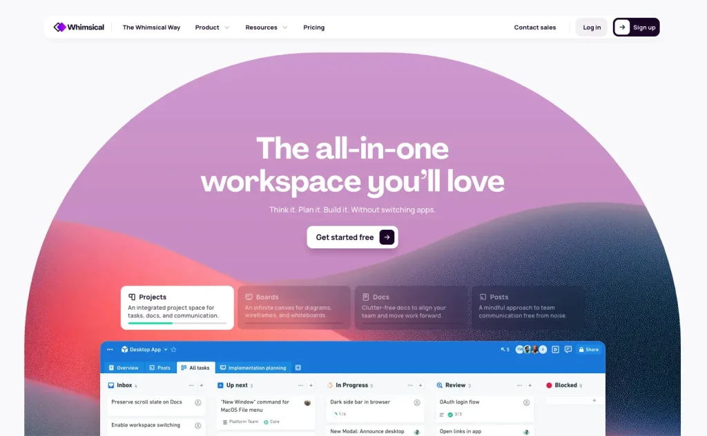 SaaS landing page wireframe feature block example highlighting layout clarity, process focus, and visual structure.