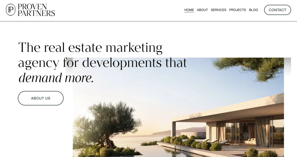 Proven Partners homepage.
