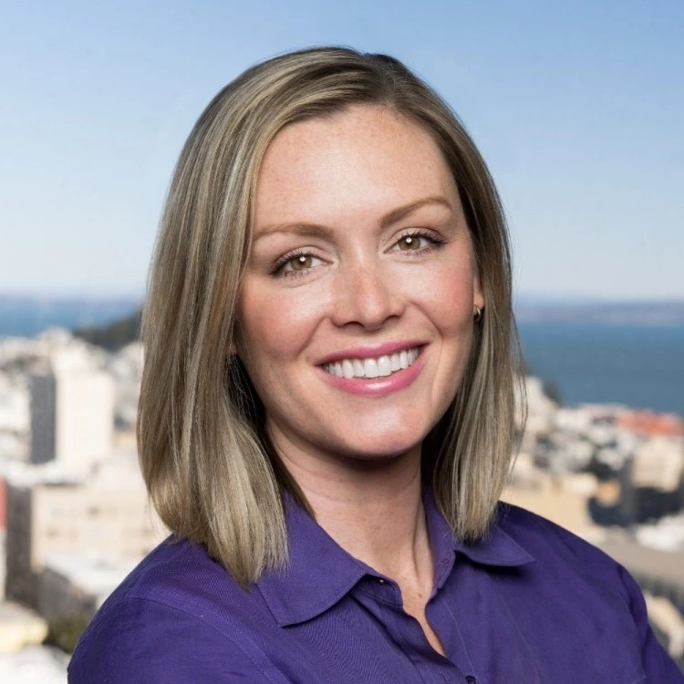 The headshot of Colleen Barry.