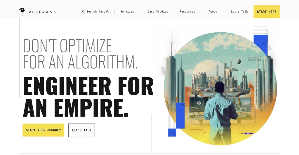 iPullRank homepage.