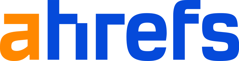 Ahrefs logo.