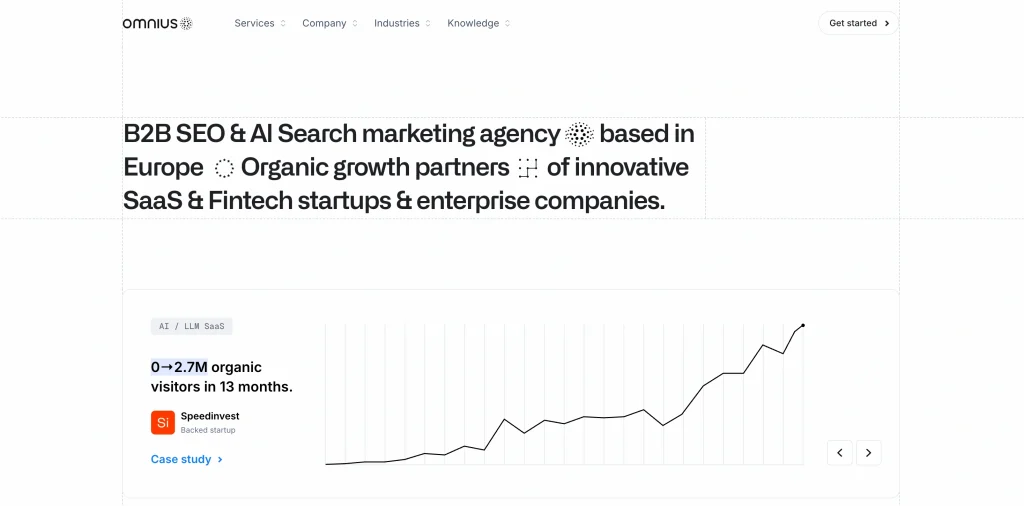 Omnius homepage.