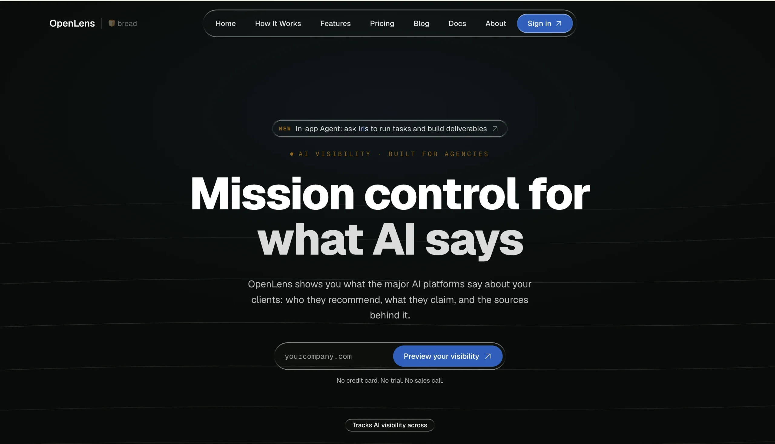 OpenLens homepage.
